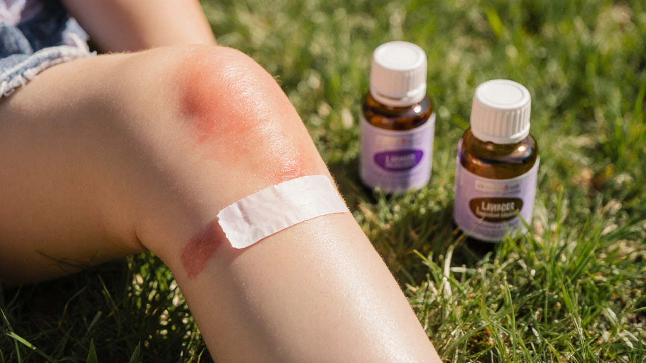 How Essential Oils Aid Healing of Abrasions