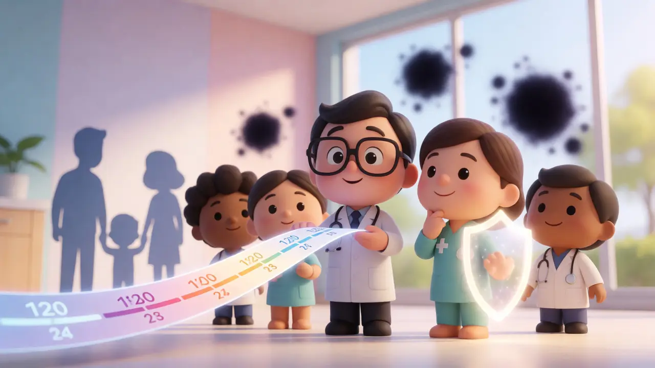 Doctor and patient monitoring long-term gene therapy safety